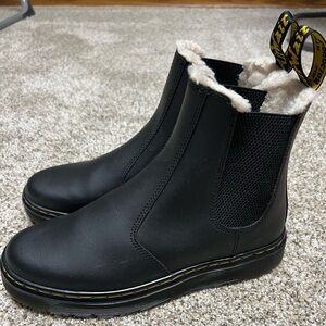 Dr. Martens fur lined Chelsea Boot